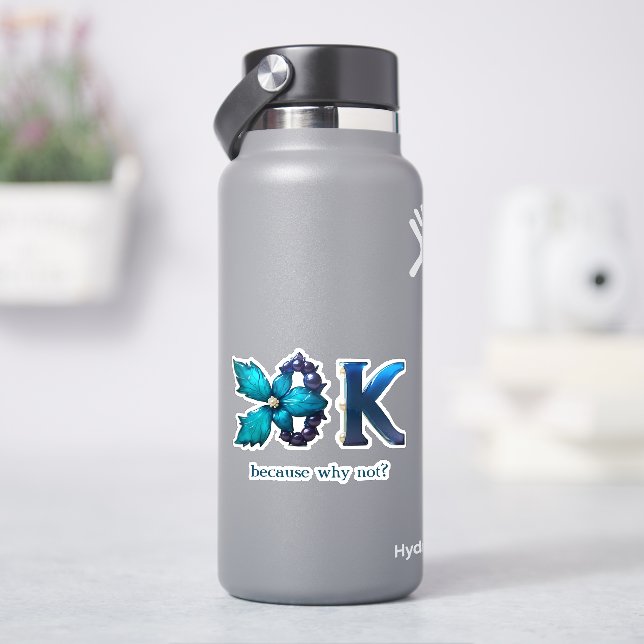 Personalized “OK” design (HydroFlask)