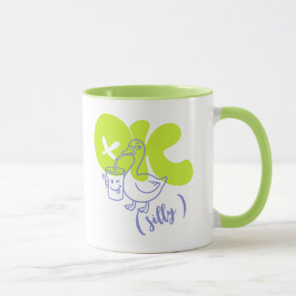Personalized OK Silly Goose Mug, Sarcastic Coffee Mug