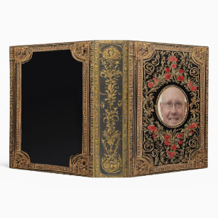 Personalized Old Book 3-Ring Binder