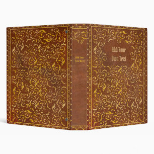 Personalized Old Book 3-Ring Binder