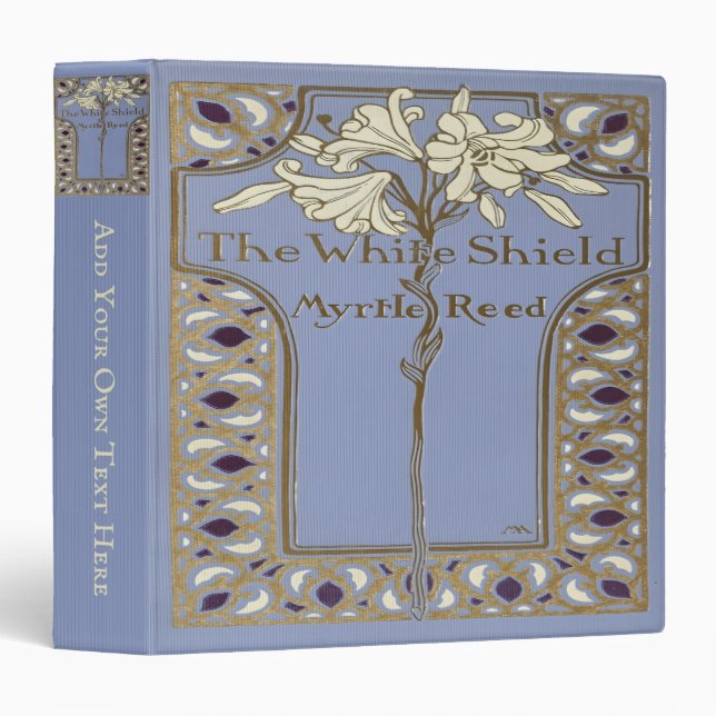 Personalized Old Book 3-Ring Binder (Front/Spine)