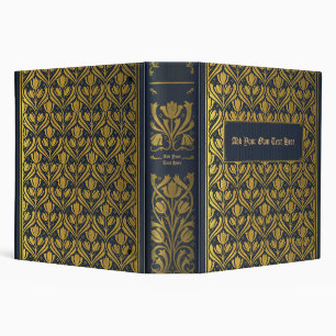 Personalized Old Book 3-Ring Binder