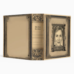 Personalized Old Book 3-Ring Binder