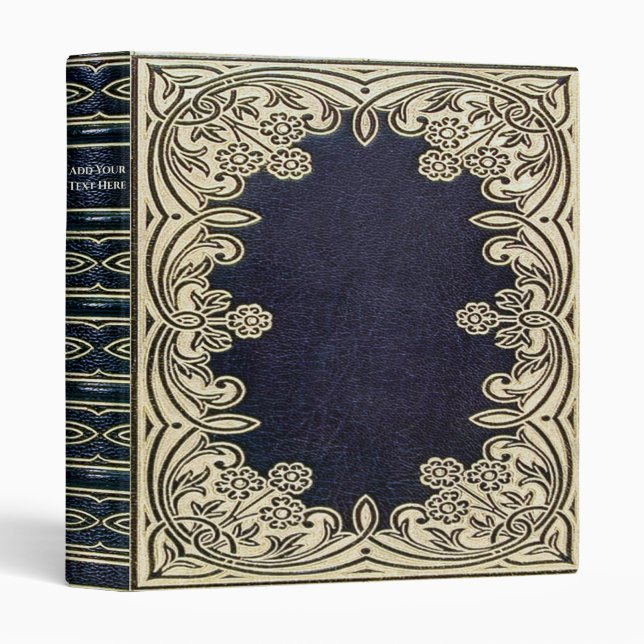 Personalized Old Book 3-Ring Binder (Front/Spine)