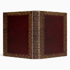 Personalized Old Book 3-Ring Binder