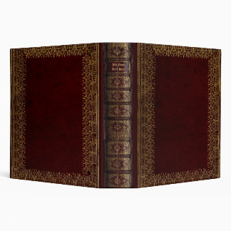 Personalized Old Book 3-Ring Binder