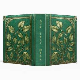Personalized Old Book 3-Ring Binder