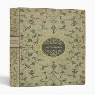 Personalized Old Book 3-Ring Binder