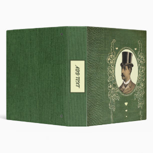 Personalized Old Book 3-Ring Binder