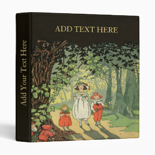 Personalized Old Children's Book 3-Ring Binder