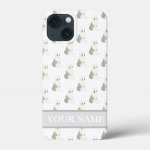 Personalized Old English Sheepdog Dog iPhone 13 Mini Case