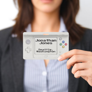 Personalized Old School Handheld Electronic Game Badge