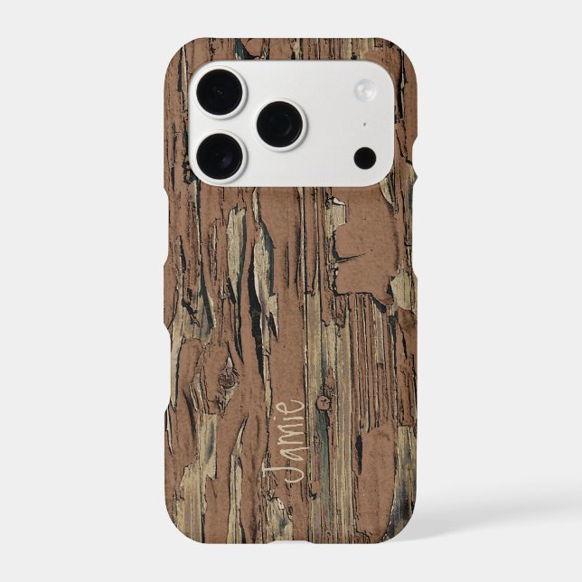 Personalized Old Wood Country Chic  (Back)