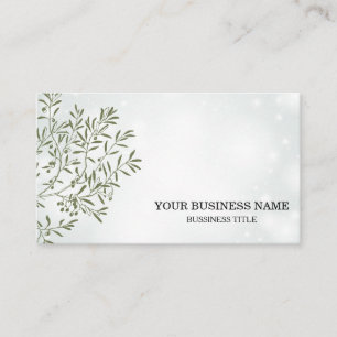 Personalized Olive Branch Catering Chef Business Card