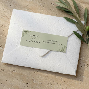 Personalized Olive Branch Wedding