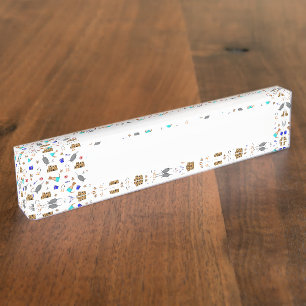 Personalized Oliver The Otter Summer Beach Nameplate