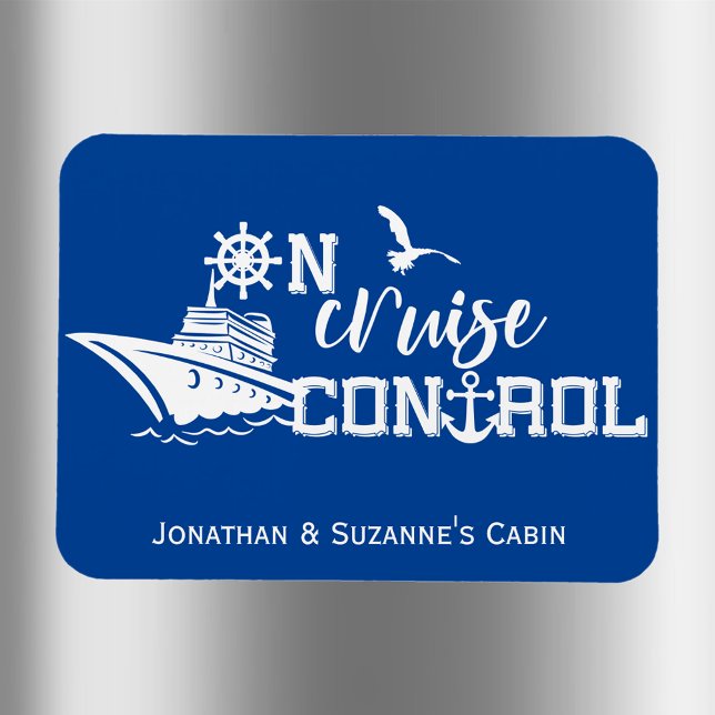 Personalized On Cruise Control Door Stateroom Magnet (Creator Uploaded)