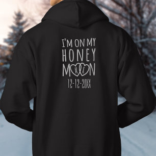 Personalized On My Honeymoon Newlywed Hoodie