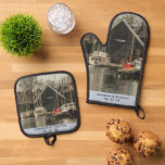 Personalized On the Bayou Oven Mitt & Pot Holder Set<br><div class="desc">Personalized On the Bayou Oven Mitt & Pot Holder Set</div>