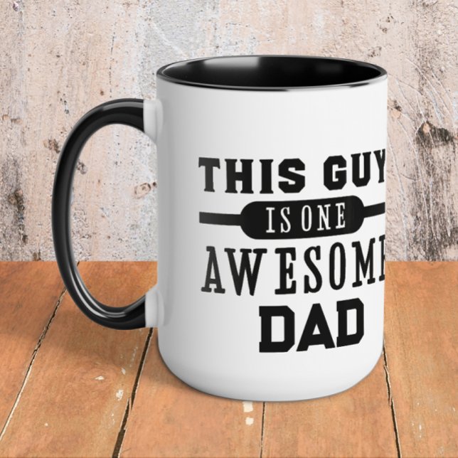 Personalized One Awesome Dad Mug (Awesome dad Father's Day mug)