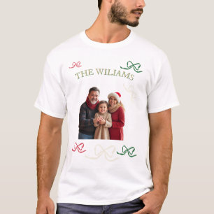 Personalized One Big Family Photo In Pastel Tones T-Shirt