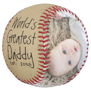 Personalized One Of A Kind Custom Made Fathers Day Softball