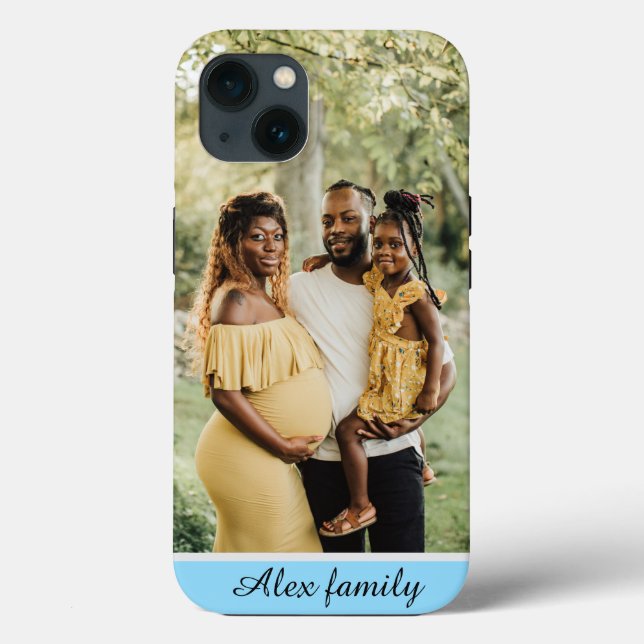 Personalized One Of A Kind Family Photo Collage Case-Mate iPhone Case (Back)