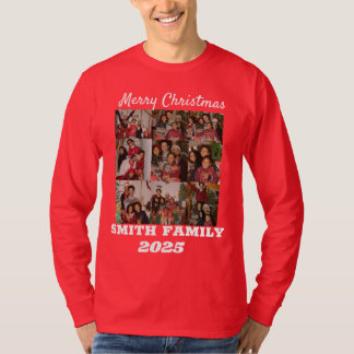 Personalized One Of A Kind Family Photo Collage T-Shirt