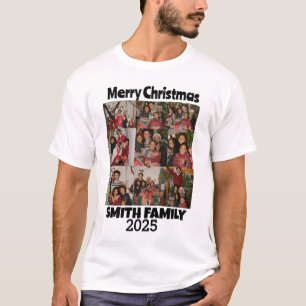 Personalized One Of A Kind Family Photo Collage T-Shirt