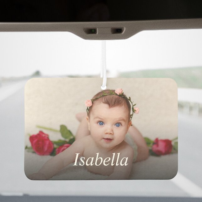 Personalized One Of a Kind Photo And Name Air Freshener (Creator Uploaded)