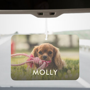 Personalized One Of a Kind Photo And Name Pets Air Freshener
