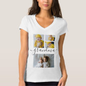 Personalized One Of A Kind Photo Collage T-Shirt (Front)