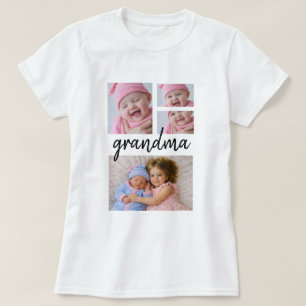 Personalized One Of A Kind Photo Collage T-Shirt