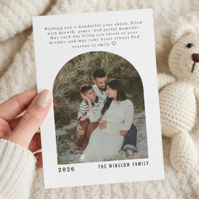 Personalized One-Photo New Year Card 2026 (Creator Uploaded)