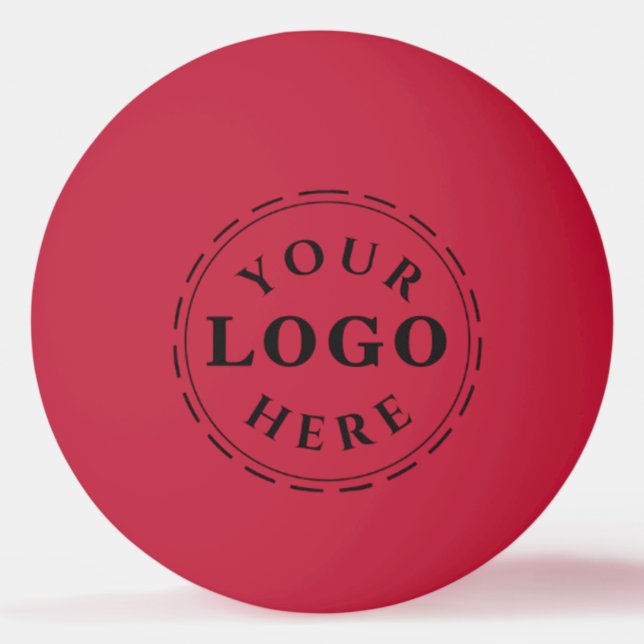 Personalized One Star Table Tennis Ball with Logo (Back)