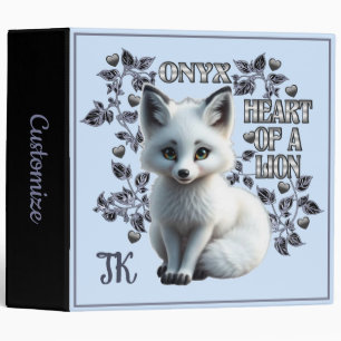 Personalized Onyx - Heart Of A Lion Binder