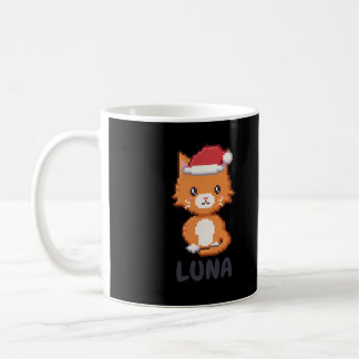 Personalized Orange Cat Christmas Mug