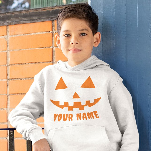 Personalized Orange Pumpkin Halloween Kid's Name (Creator Uploaded)