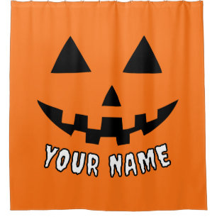 Personalized Orange Pumpkin Halloween Your Name
