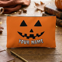 Personalized Orange Pumpkin Halloween Your Name