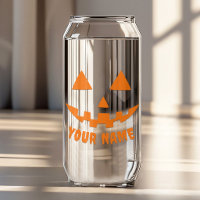 Personalized Orange Pumpkin Halloween Your Name
