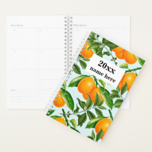 Personalized Oranges Planner