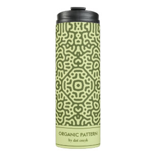 Personalized Organic Pattern Thermal Tumbler