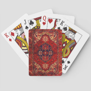 Personalized Oriental Rug design Playing Cards