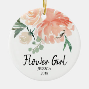 Personalized Ornament for flower girl