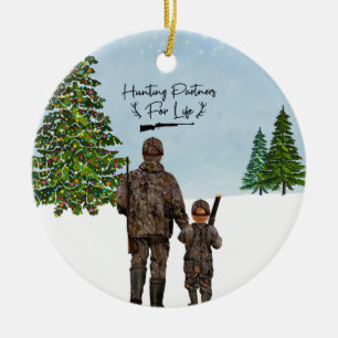 Personalized Ornament - Hunting Partners Christmas