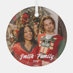 Personalized Ornaments, Create Your Own Photo Glass Ornament