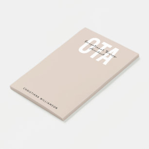 Personalized OTA Occupational Therapy Assistant Post-it Notes