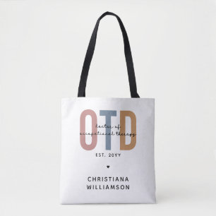 Personalized OTD Doctor of Occupational Therapy Tote Bag