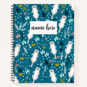 Personalized Otter Notebook for Kids